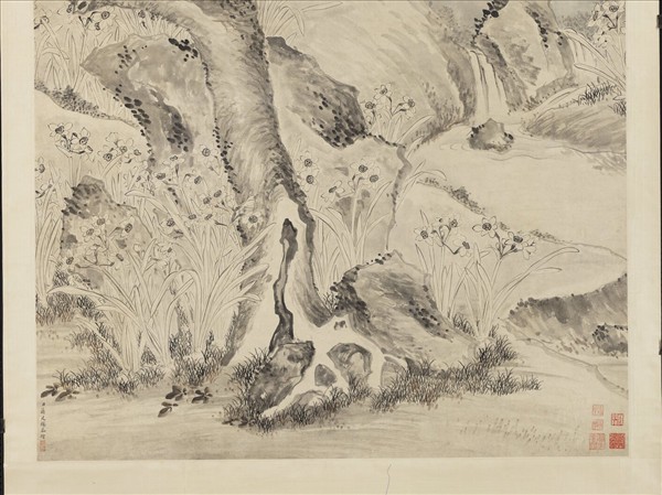 清蔣廷錫五清圖　軸