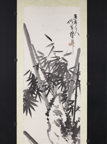 清蒲華畫竹對幅　軸（一）