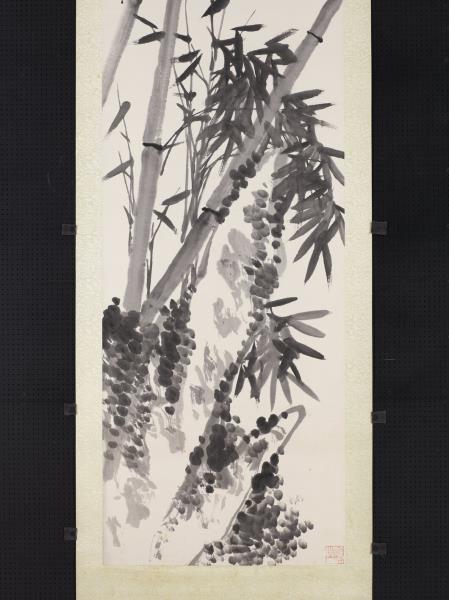 清蒲華畫竹對幅　軸（二）