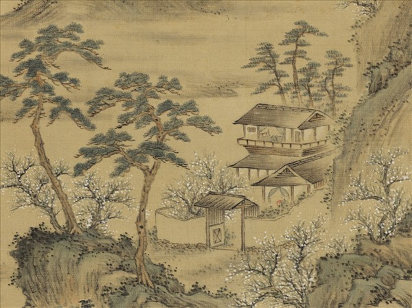 枕石山樵梅花書屋　軸