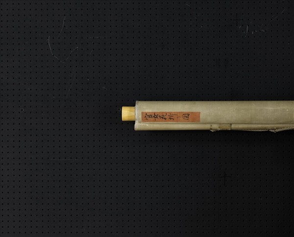 無款宮女折花　軸