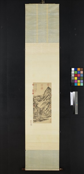 清王時敏倣黃公望浮嵐暖翠圖　軸