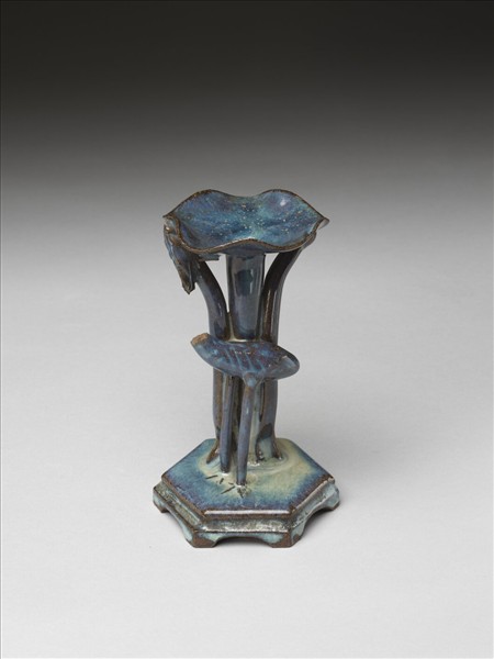 石灣窯 荷花香插