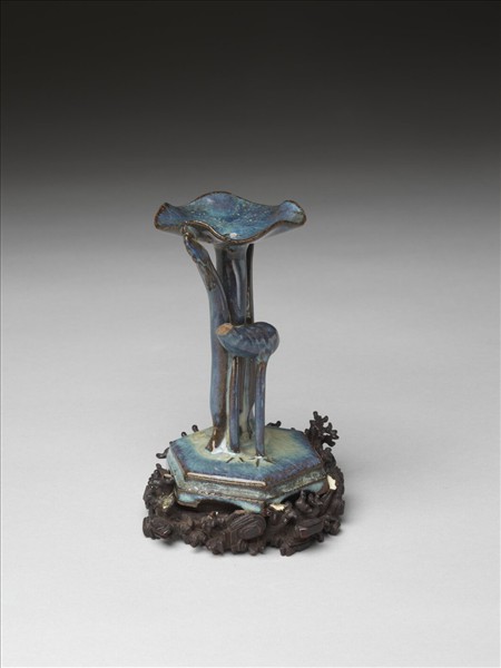 石灣窯 荷花香插