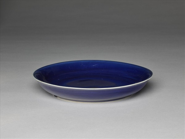 霽青釉盤