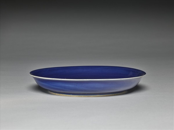 霽青釉盤