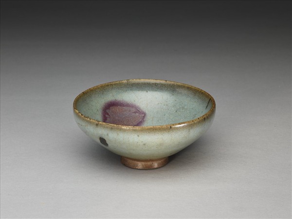 鈞窯 天青紫斑碗