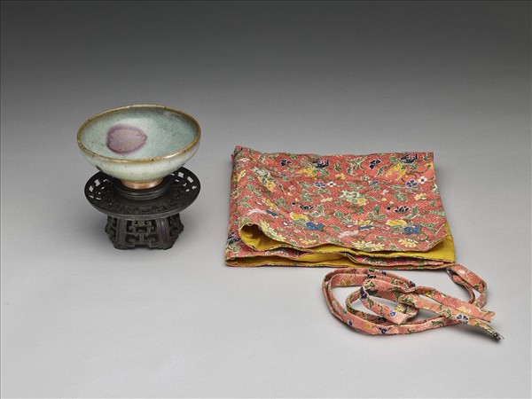 鈞窯 天青紫斑碗