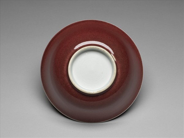 霽紅釉碗