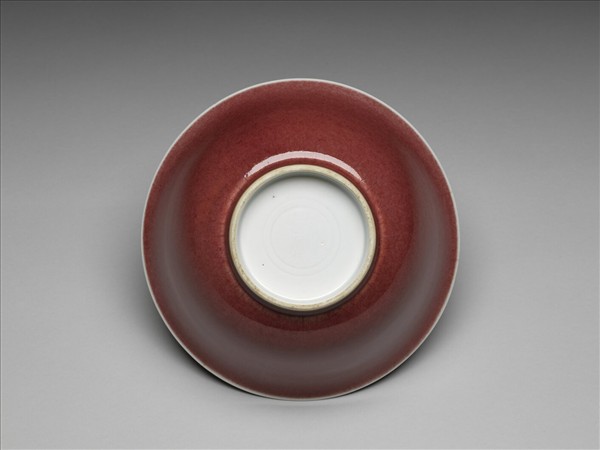 霽紅釉碗