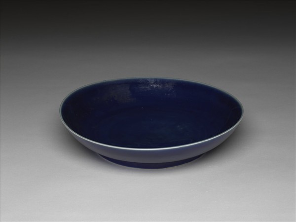 霽青釉盤