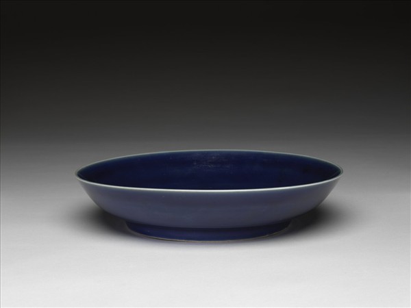 霽青釉盤