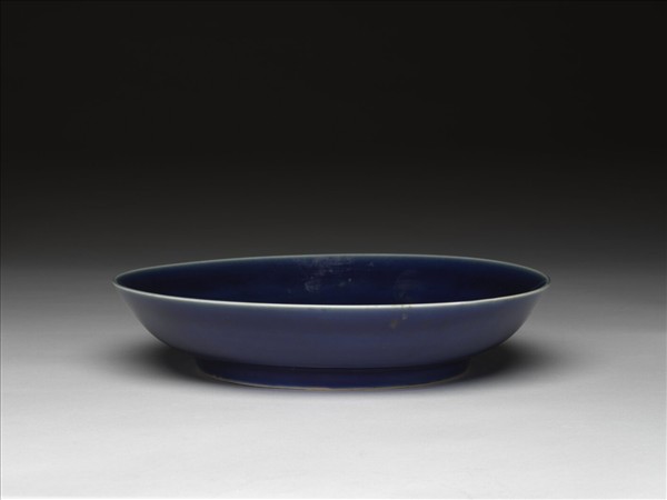 霽青釉盤