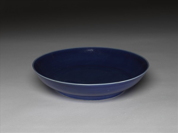 霽青釉盤