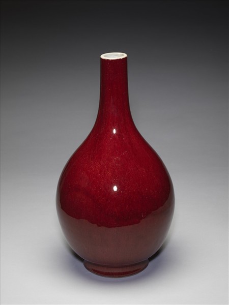 紅釉膽瓶