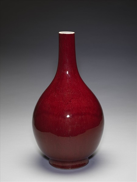 紅釉膽瓶