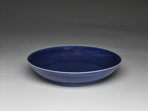 霽青釉盤