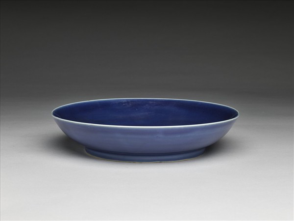 霽青釉盤
