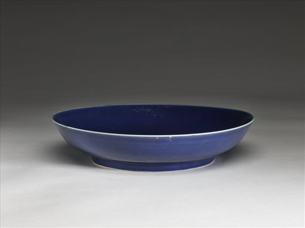 霽青釉盤