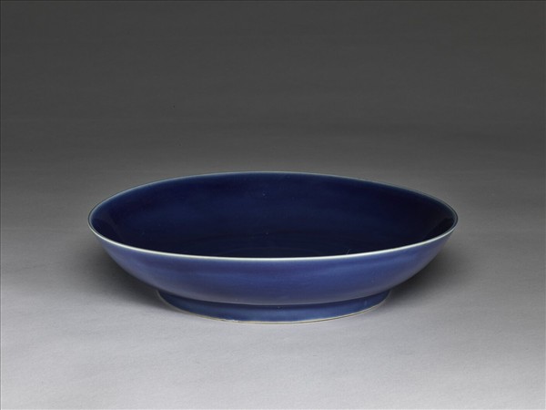 霽青釉盤