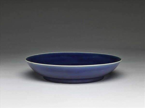霽青釉盤