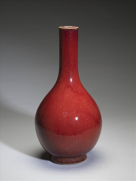 紅釉膽瓶