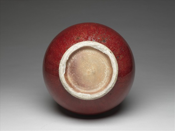 紅釉膽瓶