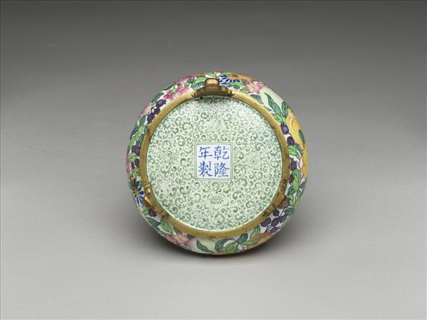 銅胎畫琺瑯三多爐