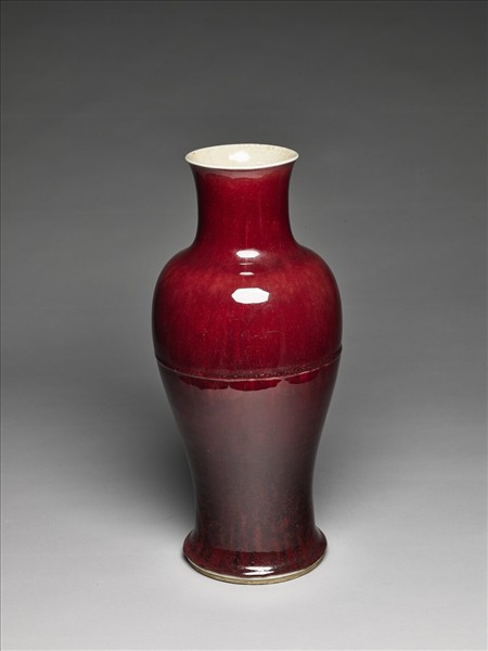 寶石紅釉瓶