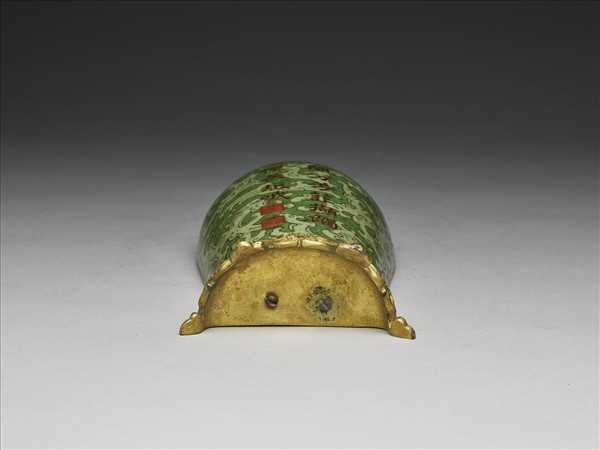 掐絲琺瑯夔龍紋轎瓶