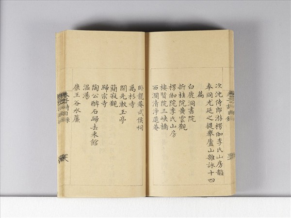 《朱子詩》（目錄）