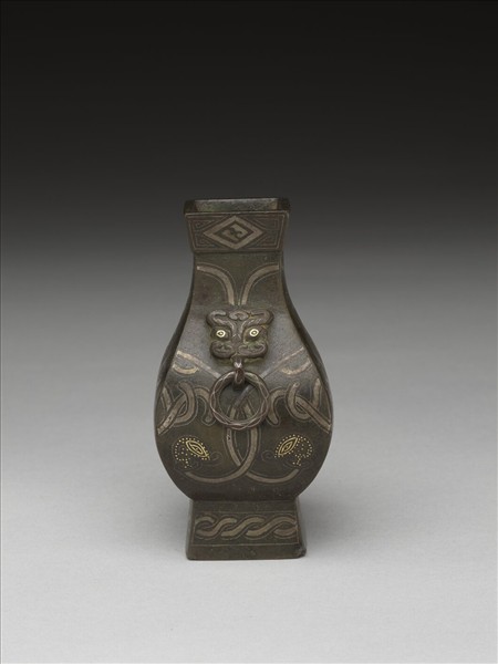 錯金銀鋪首銜環鈁