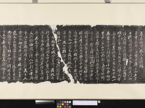 唐張君二人墓誌銘墨拓本　卷