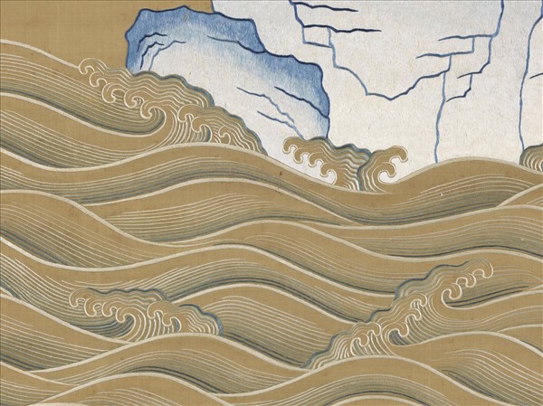 清人繡觀音大士像　軸