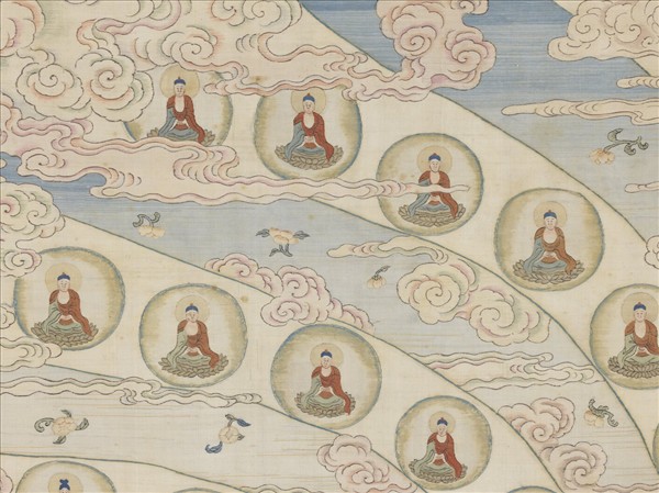 清緙絲極樂世界圖　軸