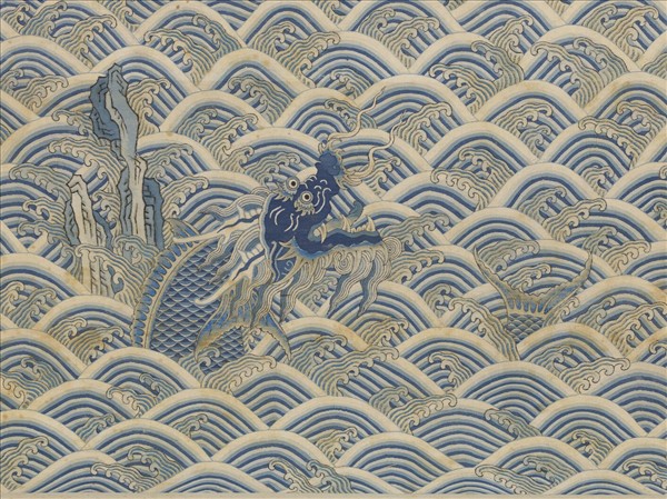 清緙絲極樂世界圖　軸