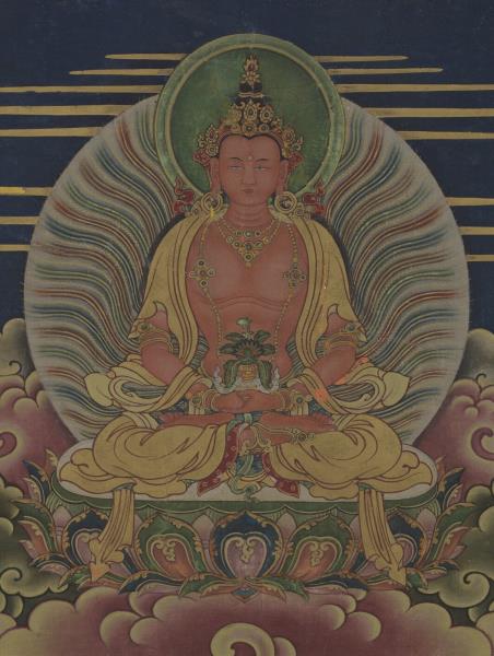 清無量壽佛　軸