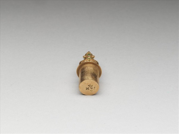 西洋琺瑯鑲錶人物瓶