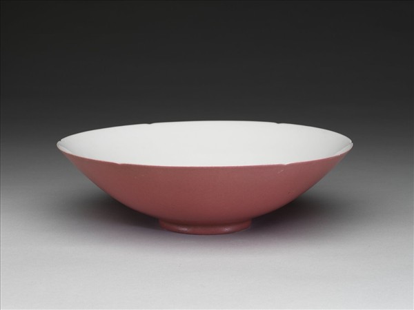 胭脂紅彩碗