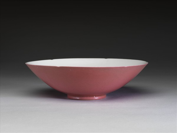 胭脂紅彩碗