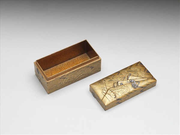 松橘梅蒔繪方盒