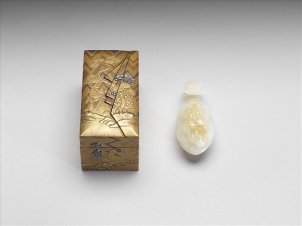 松橘梅蒔繪方盒