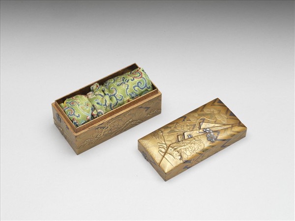 松橘梅蒔繪方盒