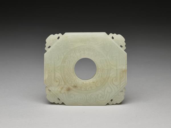 玉螭紋方璧