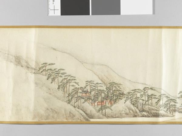 李世倬畫江邨圖 卷