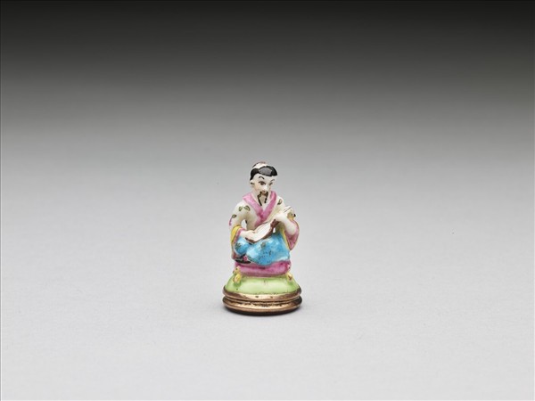 玻璃胎畫琺瑯人像