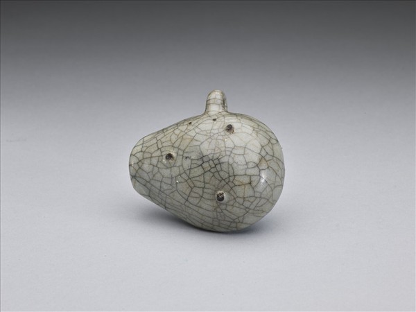 哥窯 青瓷單把匜