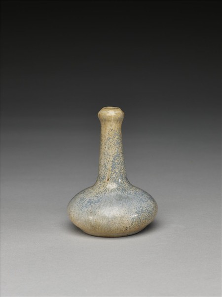 仿鈞釉蒜頭瓶