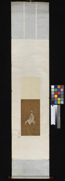 明仇氏杜陵內史畫白衣大士像　軸