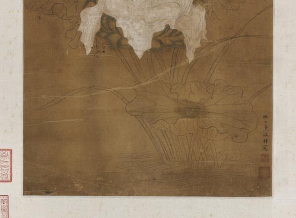 明仇氏杜陵內史畫白衣大士像　軸